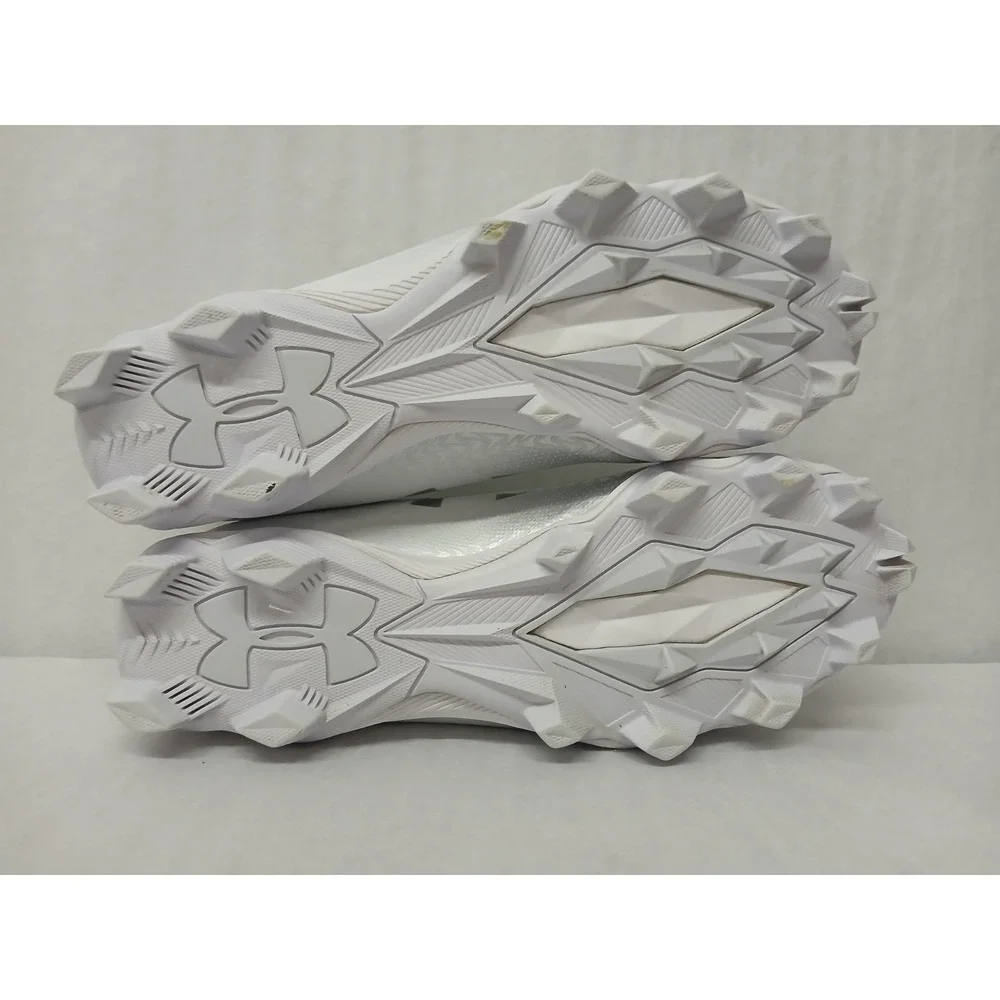 Under Armour Mens Spotlight Fran RM 4.0 Football Cleat 3027293-100 White Sz 10.5